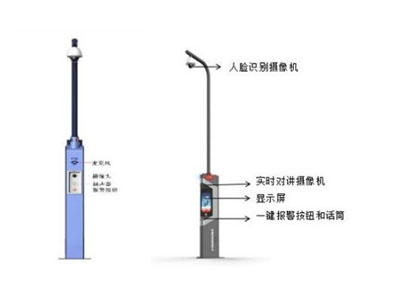 智慧社区|安防报警系统|一键报警柱